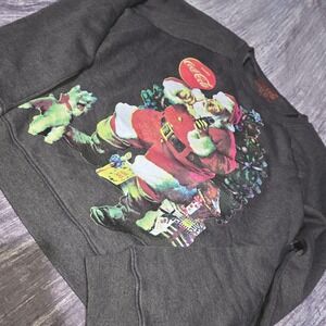 Lucky Brand Coca Cola‎ Santa Christmas Graphic Crewneck Sweatshirt Women's Small